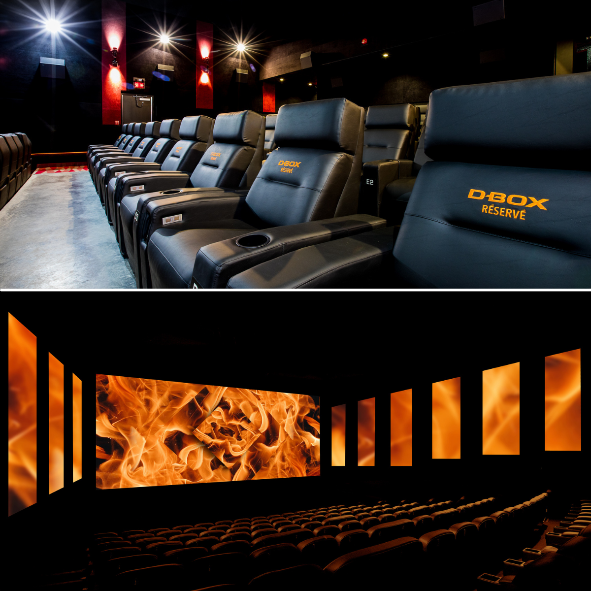 Cinemark Reserve is more than just a movie theater. Play games, watch